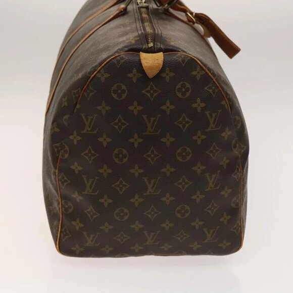 LOUIS VUITTON Monogram Keepall 55 Boston Bag M41424 LV Auth 139874 - Picture 6 of 16